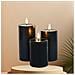 Set Di Candele Led Senza Fiamma Serie Magic Black (3 Pz) Con Telecomando - Diametro 7,5 Cm - Foto miniatura 4