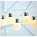 Ghirlanda Led A Batteria 20x - Luce Calda Gialla | 3m, 20 Led, 1.2w | Decorazione Per Casa E Giardino, Feste, Natale - Foto miniatura 6