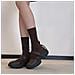 Scarpe Platform Mary Jane - Scarpe Sportive Retro Con Suola Spessa E Tacco Nascosto Brown 36 - Foto miniatura 4