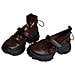 Scarpe Platform Mary Jane - Scarpe Sportive Retro Con Suola Spessa E Tacco Nascosto Brown 36 - Foto miniatura 1