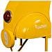 Sgabello In Metallo Giallo E Pelle 95x50x75h - Foto miniatura 8