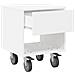 Comodino 2 pcs Bianco 40,5 x 40 x 48 cm Legno multistrato - Foto miniatura 6