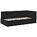 Struttura Letto Angolare con Materasso 2 pcs Nero Velluto - Foto miniatura 6