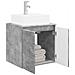 Mobile Lavabo da Parete Grigio Cemento 49,5 x 41 x 62,5 cm - Foto miniatura 2