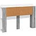 Testata del letto Grigio Sonoma Legno ingegnerizzato - Foto miniatura 8