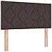 Letto box spring con materasso Marrone Scuro 90 x 190 cm - Foto miniatura 5