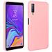 Cover Samsung Galaxy A7 2018 Protezione Rigida Soft Touch - Rosa - Foto miniatura 1