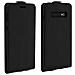 Custodia Galaxy S10 Sportellino Verticale Protezione Portacarte Nero - Foto miniatura 1