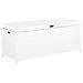 Cesta Da Giardino In Polirattan Bianco 158x63 Cm Modena - Foto miniatura 20