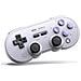 Controller Wireless 8BitDo SN30 Pro SN Edition per Switch / Windows / Android Colore Grigio - Foto miniatura 1