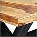 Tavolo Da Pranzo 180x90x75cm In Legno Massello Di Sheesham - Foto miniatura 4