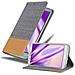 Custodia Compatibile Con Lg G2 In Grigio Chiaro Marrone - Coperchio Protettiva Con Chiusura Magnetica, Funzione Stand E Tasca Per Le Carte - Foto miniatura 4