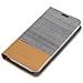 Custodia Compatibile Con Lg G2 In Grigio Chiaro Marrone - Coperchio Protettiva Con Chiusura Magnetica, Funzione Stand E Tasca Per Le Carte - Foto miniatura 3
