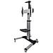 Carrello Espositore Per Ufficio, Manovella, 37 ""-70"", 50 Kg, Porta Orizzontale - Foto miniatura 1