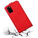 Custodia Compatibile Con Samsung Galaxy S20 Plus In Rosso Mela - Coperchio Protettivo In Design Flip Con Chiusura Magnetica - Foto miniatura 5