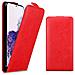 Custodia Compatibile Con Samsung Galaxy S20 Plus In Rosso Mela - Coperchio Protettivo In Design Flip Con Chiusura Magnetica - Foto miniatura 7