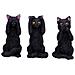 Nemesis Now - Three Wise Felines 8.5cm - Foto miniatura 1