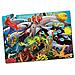 Puzzle Doubles Glow In The Dark - Sea Life - Puzzle Prescolare Che Si Illumina Al Buio Da 100 Pezzi (3 X 2 Piedi) - Regali Educativi Per Ragazzi E Ragazze Dai 3 Anni In Su, Numero Modello: 115220 - Foto miniatura 1