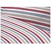 Completo Lenzuola Letto 100% Cotone Italy 3027 Disegno Riga Singolo Rosso - Foto miniatura 3