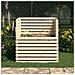 Compostiera 100x100x102 Cm In Legno Massello Di Pino - Foto miniatura 3