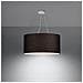 Lampadario Otto 60 Nero Sl. 0788 - Minimalista Lampadari Nero 115x60x60 Cm - Foto miniatura 3