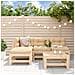Set Salotto da Giardino 5 pz in Legno Massello di Pino - Foto miniatura 1