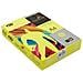 Carta Giallo Fluorescente 500 Foglie Din A4 - Foto miniatura 3