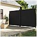 Tenda da Sole Laterale Retrattile Nera 220x1200 cm - Foto miniatura 10