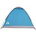 Tenda Da Campeggio A Cupola Per 4 Persone Blu Impermeabile - Foto miniatura 4