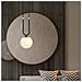 Lampada A Sospensione Glam - Nero, Bianco - Acciaio Verniciato A Polvere, Vetro - 15x115x15 Cm - Foto miniatura 5