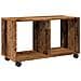 Mobiletto Con Ruote Legno Antico 72x33x42,5 Cm In Truciolato - Foto miniatura 2