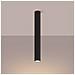 Lampada A Soffitto Karbon 60 Nero Sl. 1572 - Minimalista Lampada Da Soffitto Nero 60x6.5x6.5 Cm - Foto miniatura 4