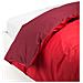 Sacco Copripiumino In Cotone Colore Bordeaux Misura Piazza E Mezza - Foto miniatura 2