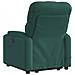 Poltrona Alzapersona Massaggiante Elettrica Verde Scuro Tessuto - Foto miniatura 5