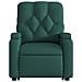 Poltrona Alzapersona Massaggiante Elettrica Verde Scuro Tessuto - Foto miniatura 9