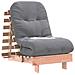 Divano Letto Futon con Materasso 60x206x11cm Massello Douglas - Foto miniatura 4
