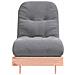 Divano Letto Futon con Materasso 60x206x11cm Massello Douglas - Foto miniatura 5
