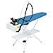 EOLO Asse da Stiro Professionale AS07 V6 Piano Riscaldato Aspirante 112x42 cm Stabile Richiudibile Caldaia a Risparmio Energetico Ferro Professionale Altezza Regolabile - Foto miniatura 3