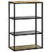 Scaffale 70x35x110 cm in legno massello di mango grezzo - Foto miniatura 1