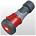 Presa Industriale 14225 5P 400 V Corrente 125 A Colore Grigio /Rosso - Foto miniatura 1