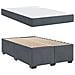 Struttura letto con materasso Grigio scuro 120 x 200 cm Velluto - Foto miniatura 6