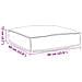 Cuscino per seduta pallet Blu reale 60 x 60 x 12 cm - Foto miniatura 7