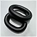 Cuscinetti Auricolari Di Ricambio Per Poly Voyager Surround 80 Uc - Confezione Da 2, Pelle Proteica, Nero - Foto miniatura 3