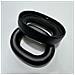 Cuscinetti Auricolari Di Ricambio Per Poly Voyager Surround 80 Uc - Confezione Da 2, Pelle Proteica, Nero - Foto miniatura 4