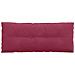 Cuscino per Schiena Rosso Vino 120 x 50 cm Tessuto in Cords - Foto miniatura 6