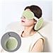 Cuscino Da Viaggio 2-in-1 A Forma Di U Con Maschera Per Gli Occhi Oscurante Per Sonno E Riposo Green - Foto miniatura 2