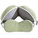 Cuscino Da Viaggio 2-in-1 A Forma Di U Con Maschera Per Gli Occhi Oscurante Per Sonno E Riposo Green - Foto miniatura 1