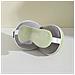 Cuscino Da Viaggio 2-in-1 A Forma Di U Con Maschera Per Gli Occhi Oscurante Per Sonno E Riposo Green - Foto miniatura 3