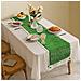 Lussuoso Runner Da Tavola In Erba Artificiale - 30cm X 150cm Decorazione Da Tavola In Finto Tappeto Erboso Verde - Foto miniatura 3