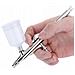 Aerografo Per Verniciatura Con Ugello 0,5mm - Doppio Serbatoio | Alta Precisione E Durata | Ideale Per Modellismo E Arte Decorativa - Foto miniatura 3